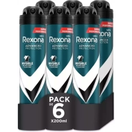 Desodorante aerosol Rexona 72h Protección Avanzada 6x