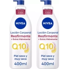 Body Milk NIVEA Q10 Reafirmante 2x400ml Aceite de Argán