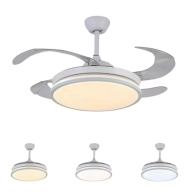 Ventilador de techo LED 36W DC con luz - Envío desde España