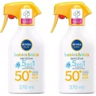 NIVEA Spray FP50+ para Niños y Bebés - 2 Unidades