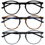 Pack de 3 Gafas Opulize Bloqueo Luz Azul (Sin Dioptrías)