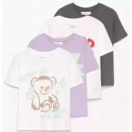 Camisetas estampadas Lefties - Pack de 4 unidades