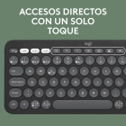 Teclado QWERTY Logitech Keys 2 Pebble K380s