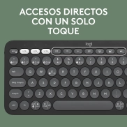 Teclado QWERTY Logitech Keys 2 Pebble K380s