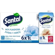 Mix vegetal de Almendra, Avena y Arroz 6x 1L