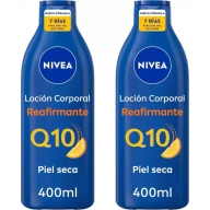 Cuidado reafirmante NIVEA Q10 Body Milk 2x400ml
