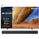 Smart TV Philips 65" 4K UHD QLED con Barra de Sonido TAB4000