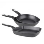Sartenes de Aluminio Forjado 20 y 24 cm + Grill 26 cm Black Force