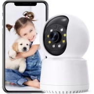 Cámara Interior 360° HD 1080p con Wifi para Vigilancia