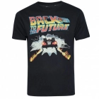 Camiseta Hombre Delorian Regreso al Futuro Lizenz