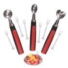 Cuchara saca-bolas para vaciar frutas: 3 Piezas