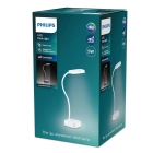 Lámpara Flexo LED Philips Ivory con 3 escenas de luz USB
