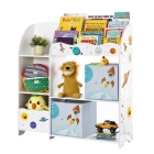 Estantería Multifuncional para Niños: Organizador de Juguetes y Libros