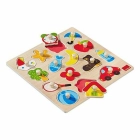 Puzle Encajable de Madera Goula para Niños a Partir de 2 Años