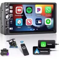 Radio 2 DIN 7'' con CarPlay y Android Auto para Coche