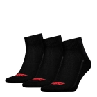 Calcetines Unisex Levi's Quarter (Pack de 3) - Negro o Azul