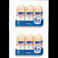 Desodorante Sanex Dermo Sensitive Roll-On 6 Uds 50ml