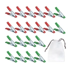 Pinzas multiusos metálicas - 20 unidades con bolsa