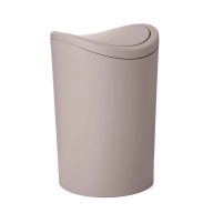 Papelera con Tapa Basculante para Baño | 6L de Capacidad