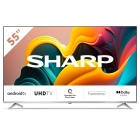 TV QLED 55" Sharp 55FP6EA 4K Ultra HD, Android y Bluetooth