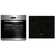Horno Multifunción Beko y Placa de Inducción 59 cm, 72 l