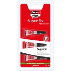 Pegamento Super Fix Líquido Instantáneo 3X1