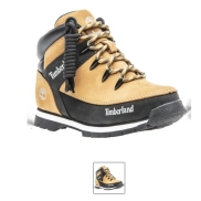 Botines Euro Sprint infantiles Timberland - amarillo y negro