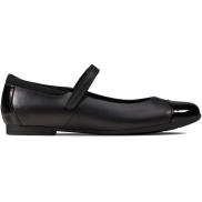 Mary Janes Scala Gem de Clarks en Cuero Negro