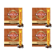 Cápsulas de Café Intenso Marcilla, 200 Unidades, Ristretto