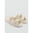 Sandalia outlet doble hebilla de Mango