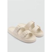 Sandalia outlet doble hebilla de Mango