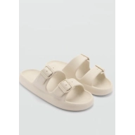 Sandalia outlet doble hebilla de Mango