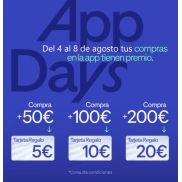 Premios en tus compras en la App: Decathlon App Days agosto