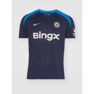Top Nike K de Chelsea, azul marino, con mangas cortas