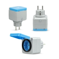 Enchufe Exterior WiFi Garza, IP44, Compatible con Alexa y Google