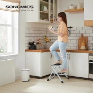 Escalera de 2 peldaños plegable SONGMICS