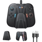 JoyCon 2 y soporte de carga para Switch 2 con auriculares