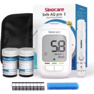 Medidor de glucosa Safe AQ Pro I + 50 tiras Sinocare