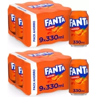 Fanta Naranja 18x330ml Latas