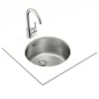 Fregadero Redondo de Acero Inoxidable Teka BE Ø390 1 Seno