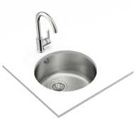 Fregadero Redondo de Acero Inoxidable Teka BE Ø390 1 Seno