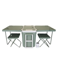 Mesa nevera Roller Inuitz 30L con 2 sillas 42 x 30 x 41 cm