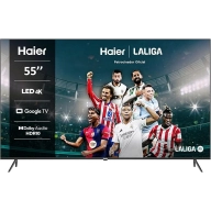 Smart TV 55" Haier H55K800UX 4K UHD sin marcos