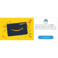 0 puntos por tarjeta regalo Amazon de 2€