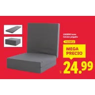 Colchón portátil y plegable para comodidad en cualquier lugar.