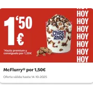 1,50€ por un delicioso McFlurry