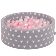 Piscina de Bolas KiddyMoon 200 Pelotas 90x30cm