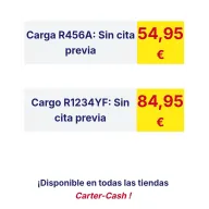 R456A: Carga de aire acondicionado (sustituto de R134A)