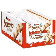 Kinder Bueno White 30 unidades de chocolate y avellanas
