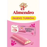 Turrón sabor Pantera Rosa El Almendro